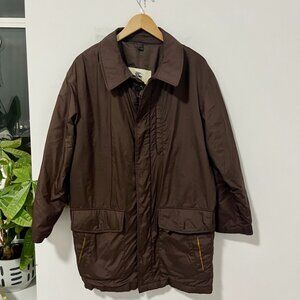 Burberry Brown Zip Windbreaker Jacket